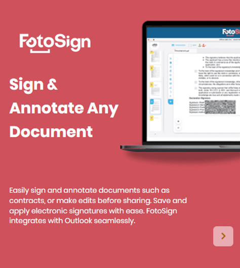 fotosign sign&annotate any document